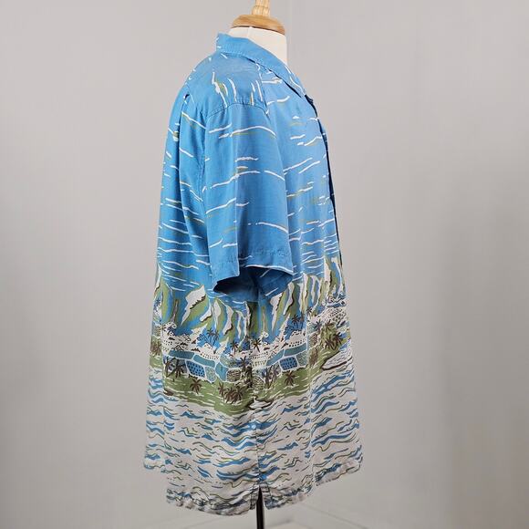 Patagonia Pataloha Hawaiian Shirt Tropical Button-Up | Men's XL | FLAWS - Picture 12 of 16